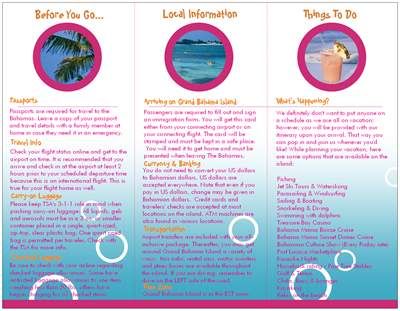 Travel Brochure Template on For All The Brides Having An Orange And Fuchsia Colour Theme   Page 8