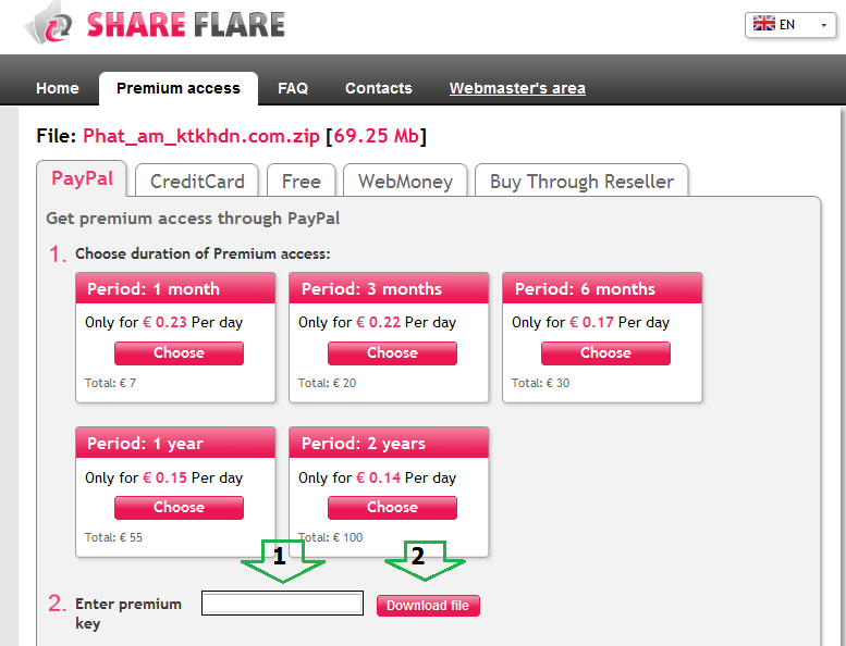huong dan sử dụng tai khoan Premium ShareFlare và Internet Download Manager huong dan sử dụng tai khoan Premium ShareFlare và Internet Download Manager