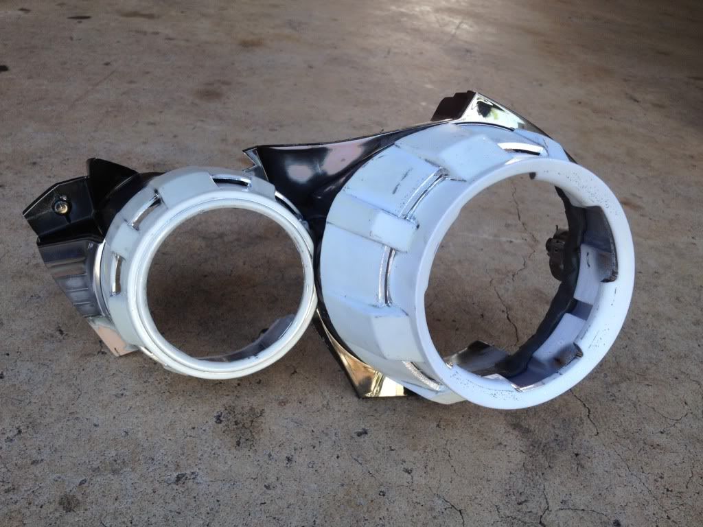 Custom R35 Quad Projectors Headlights VR Series R35 GTR, JukeR