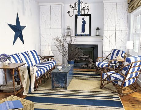 Living Room Interior Design Ideas on Nautical Living Room Interior Design Ideas