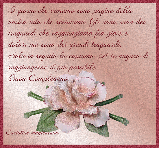 frase buon compleanno