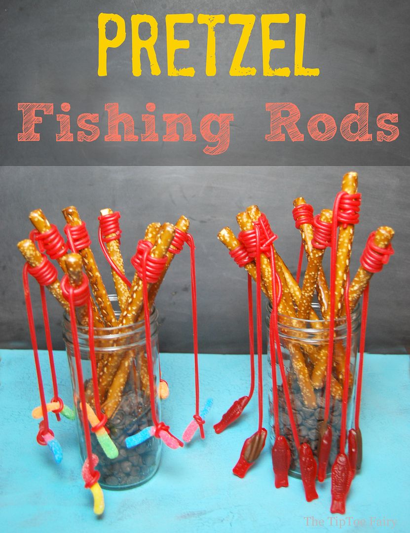 Pretzel Fishing Rods - The TipToe Fairy