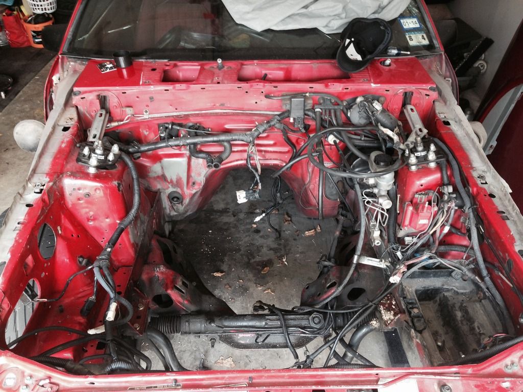 Wire Tucking Engine Harness On A Fox Dfw Mustangs