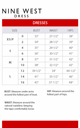 NINE WEST DRESS SIZE CHART gif by outletnearyou | Photobucket