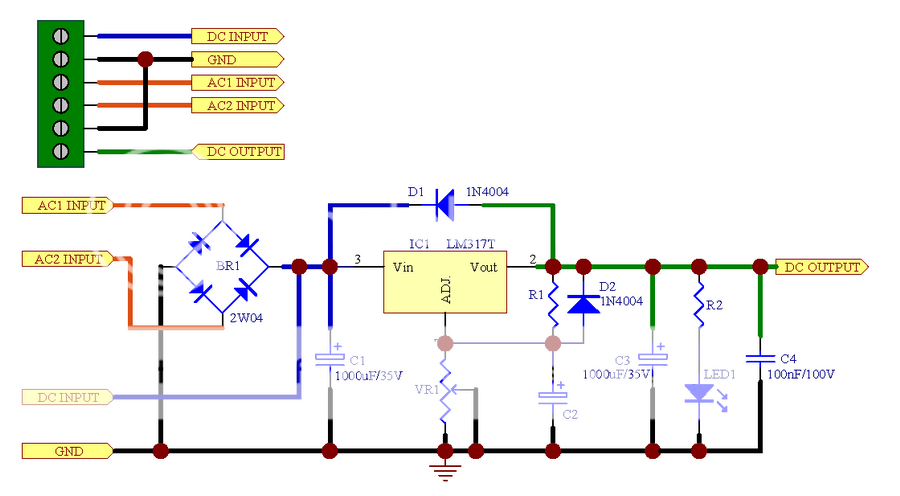 components please visit my shop circuit schematic for lm317 ic