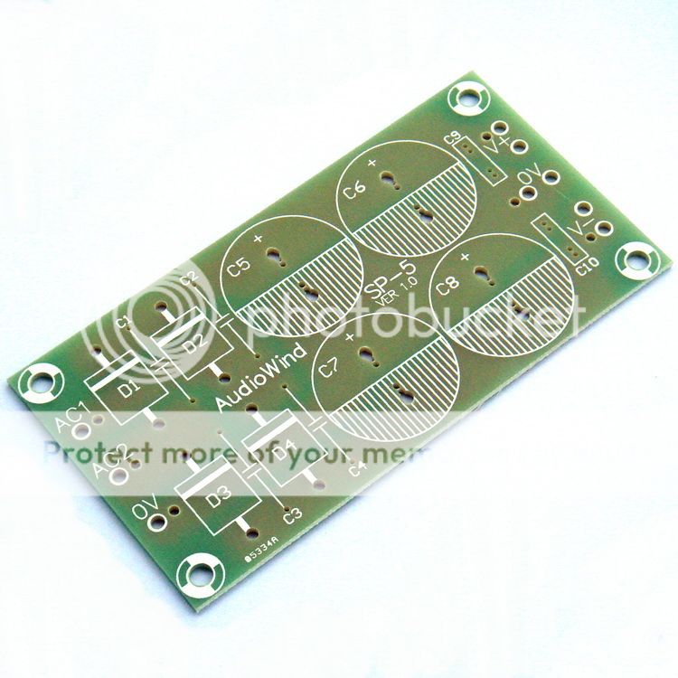 Dual Polarity Power Supply PCB, For Audio Amplifier, x2  