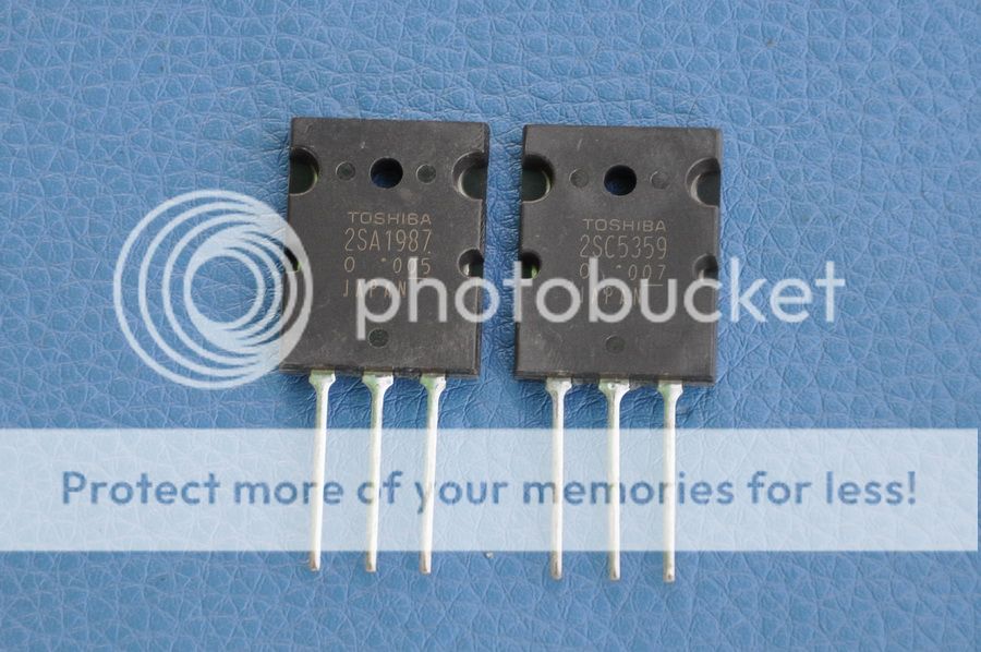 2SA1987 & 2SC5359 TOSHIBA Audio Power Transistors, x10  