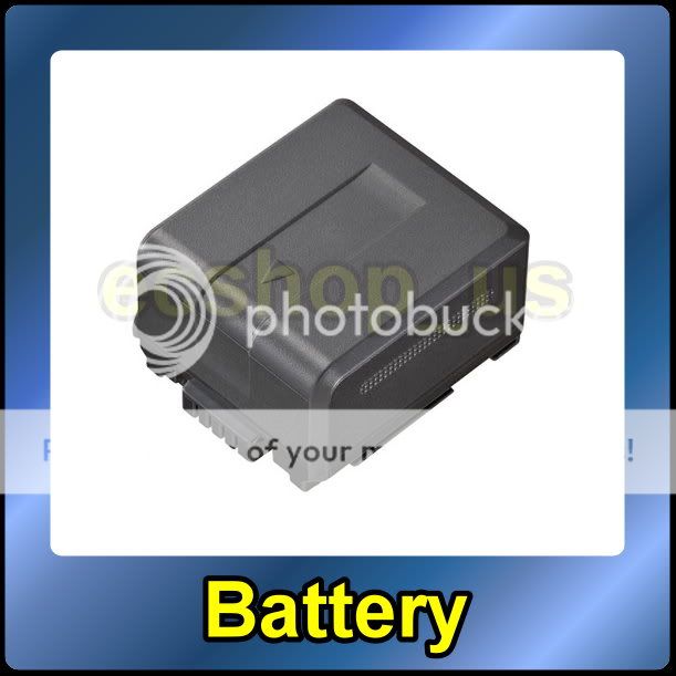 Decoded Battery for Panasonic VW VBG130 HDC TM700 TM350  