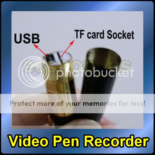 Mini DV Pen Spy Video Hidden Camera Recorder TF MicroSD Card Camcorder