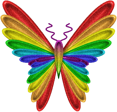 gay pride photo: gay pride butterfly rainbow005.gif