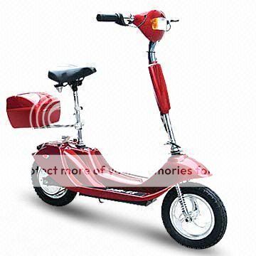 New Electric Motor Scooter Aim EX Ate 220 Mobility Red 2 Wheel 500W 