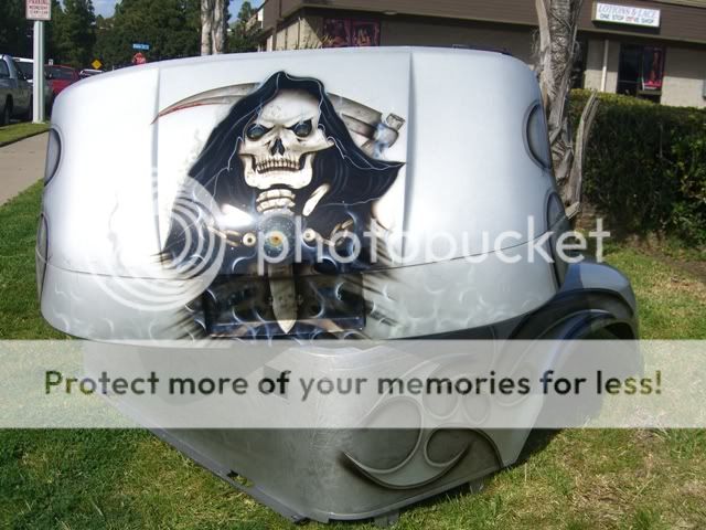 EZ GO skulls CUSTOM Grim Reaper Any Color Front Rear Body COWL golf 