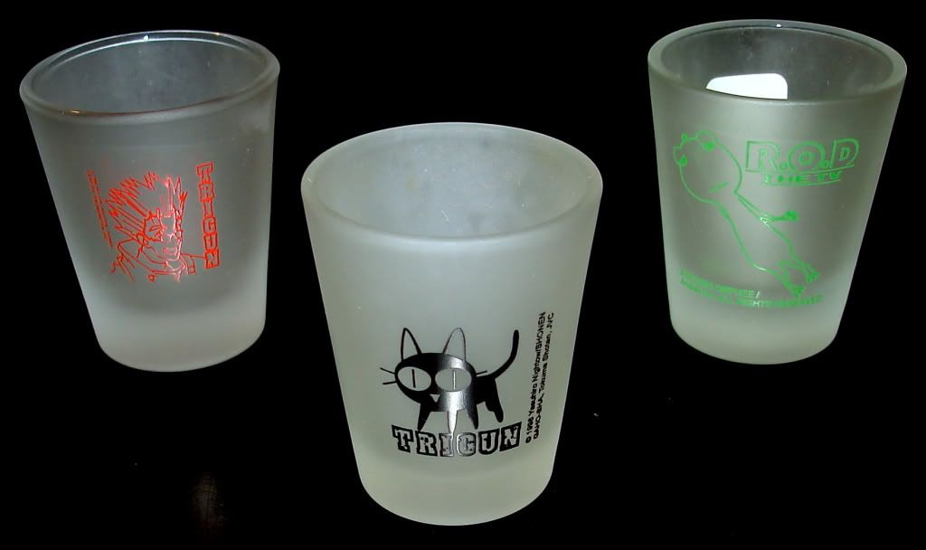 Trigun,ROD,Shot Glass,Read or Die