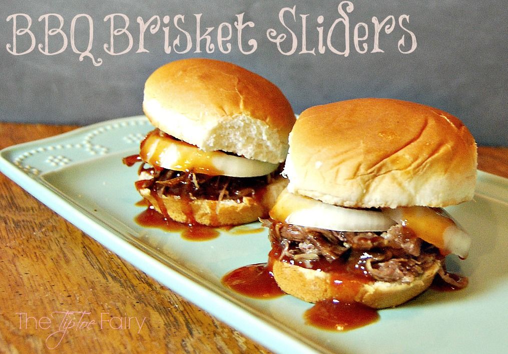 BBQ Brisket Sliders | The TipToe Fairy