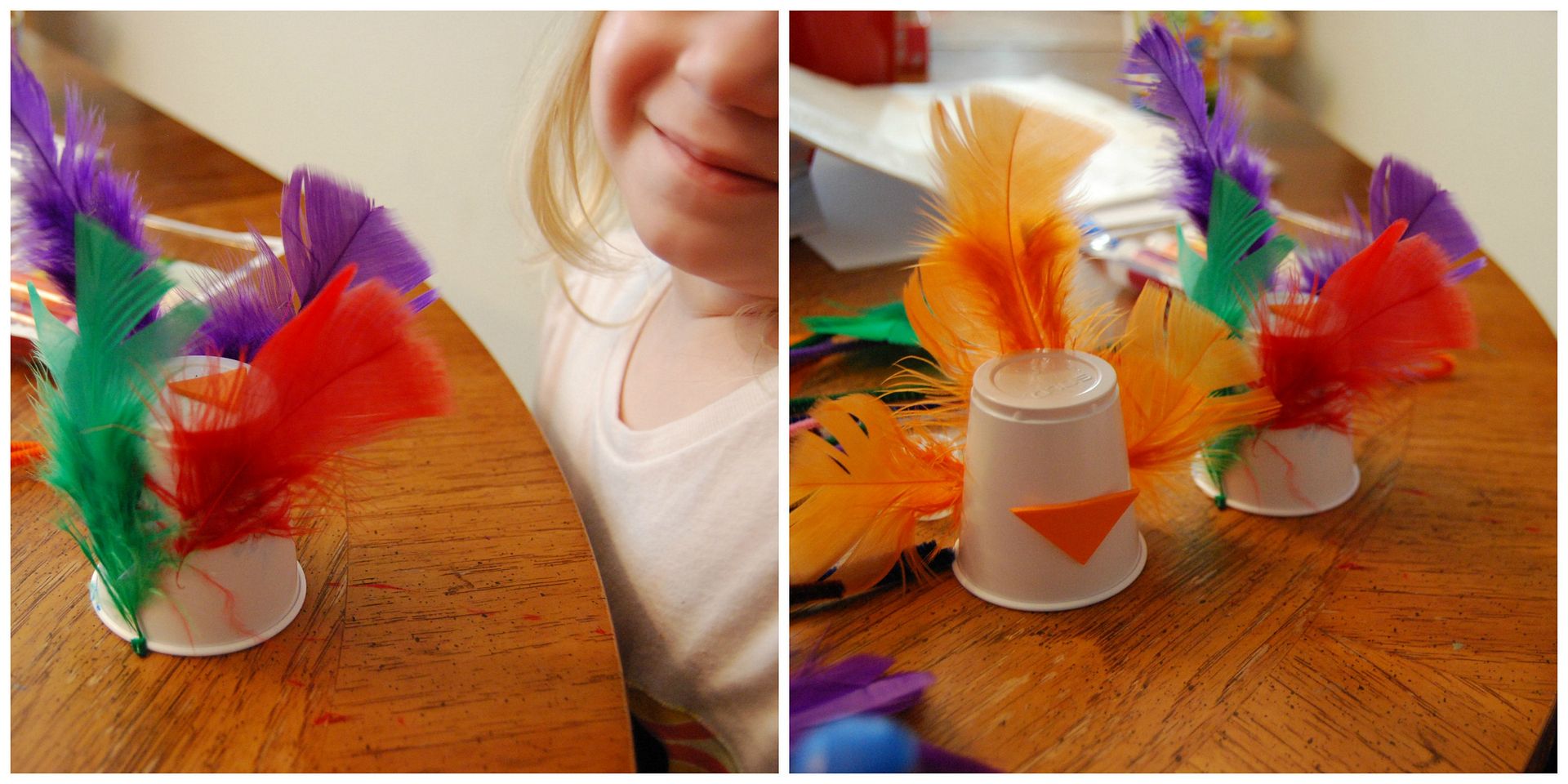 Preschooler Bird Puppets