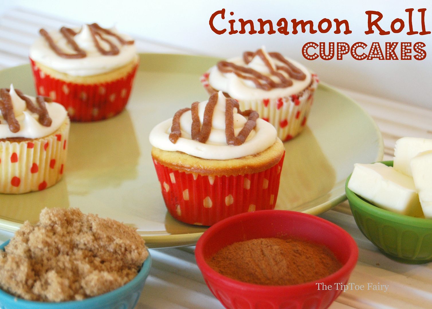  Cinnamon Roll Cupcakes