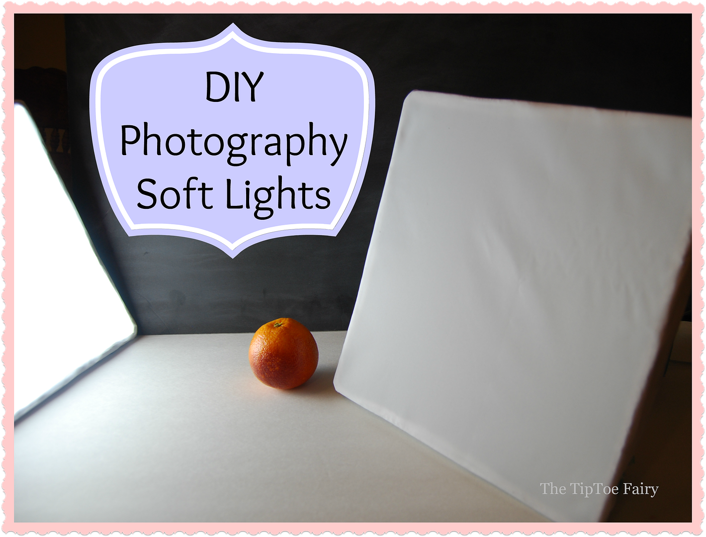DIY Photo Soft Lights