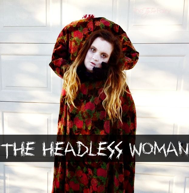 Halloween Costume DIY: The Headless Woman.  This is a fun costume that will make you the hit of the Halloween party. | The TipToe Fairy #halloween #costume #DIY #headless