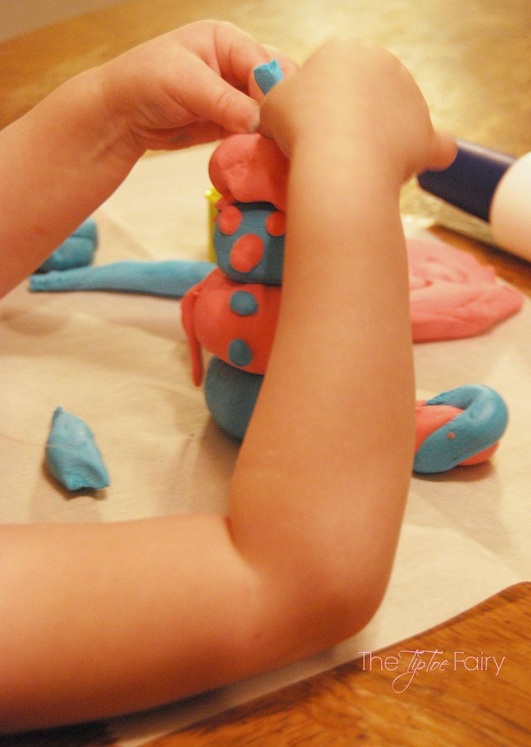 Marshmallow Play Dough | The TipToe Fairy