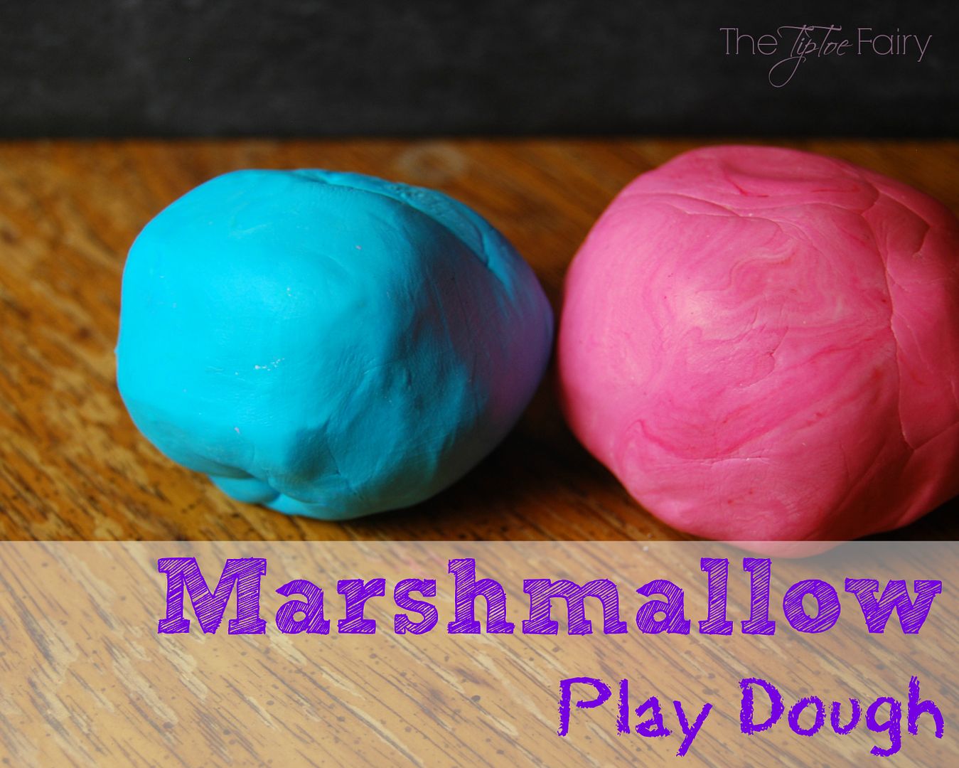 Marshmallow Play Dough | The TipToe Fairy