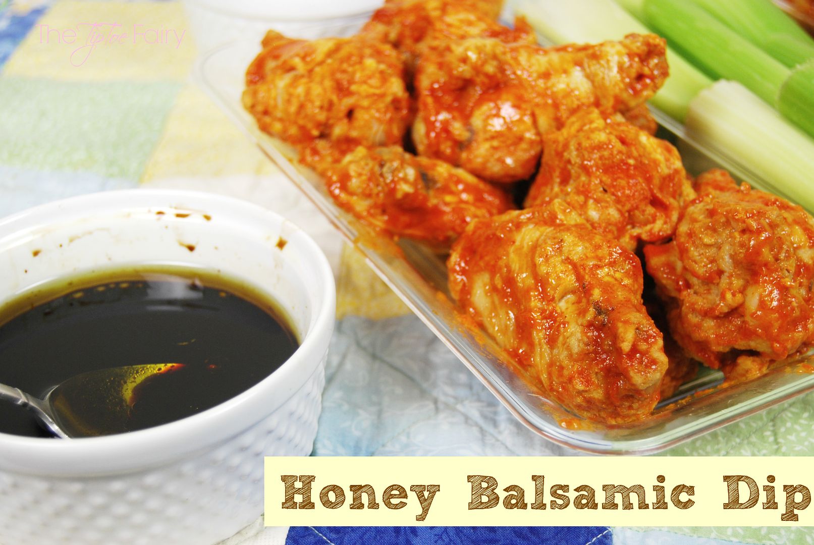 Honey Balsamic Dip for Wings | #wingsandwipes #pmedia #ad #diprecipes #honey #balsamic