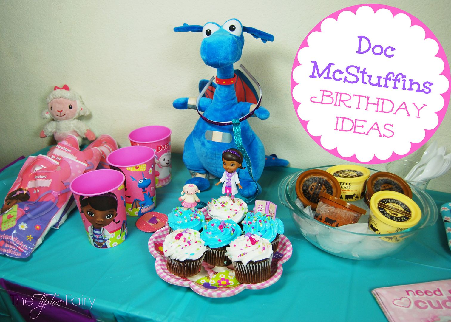 Doc McStuffins Birthday Ideas | The TipToe Fairy #JuniorCelebrates #CollectiveBias #shop #disney #docmcstuffins #birthdayideas
