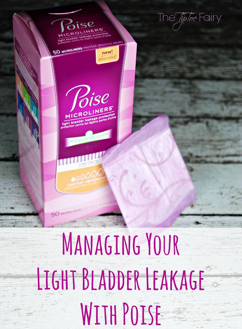 Light Bladder Leakage with Poise Microliners | The TipToe Fairy #sp #LBL #poise