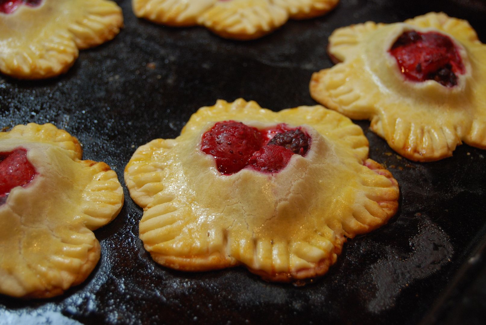 Triple Berry Pie Crusts | The TipToe Fairy