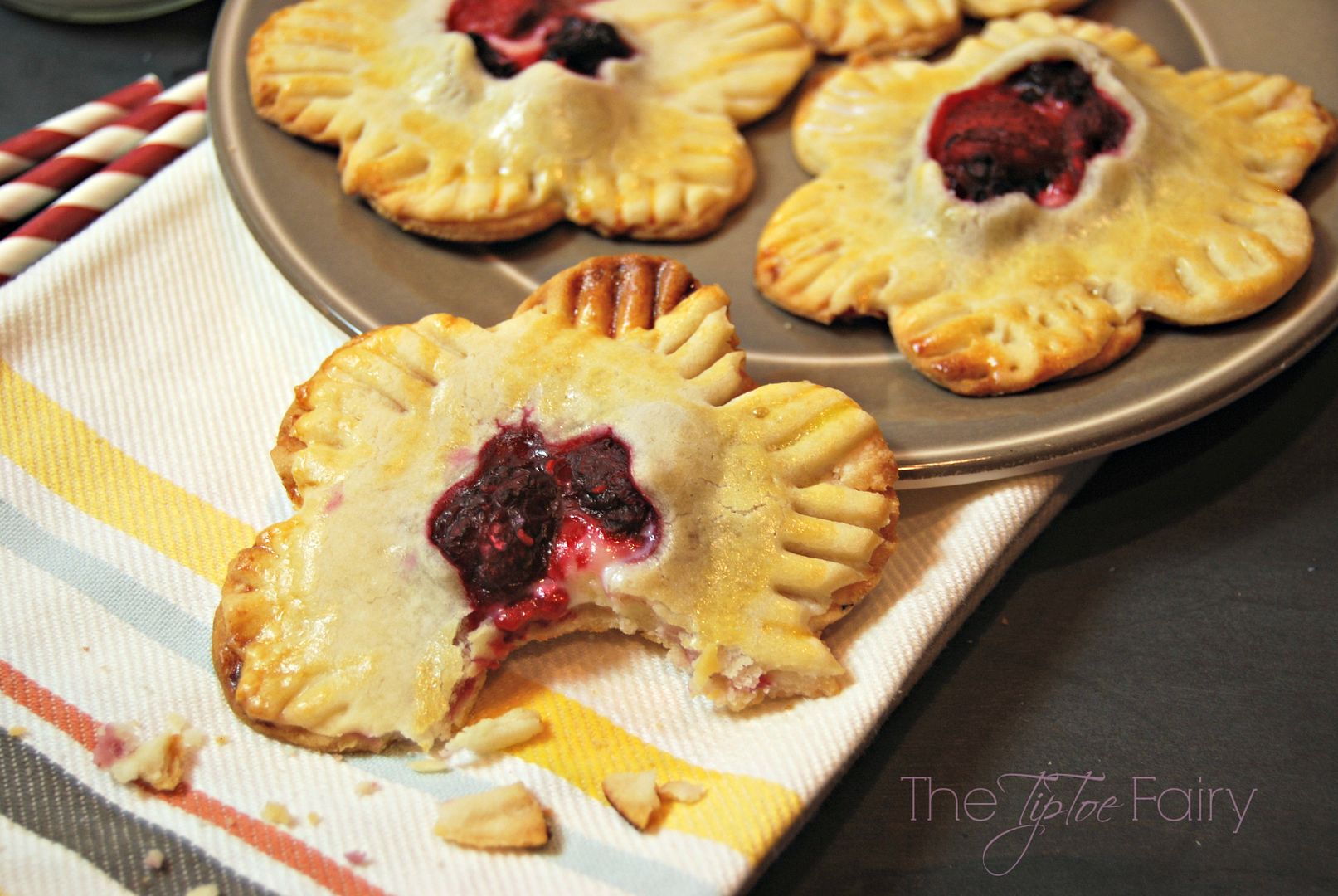 Triple Berry Pie Cookies | The TipToe Fairy