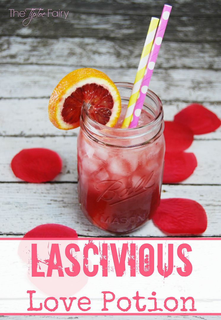 Lascivious Love Potion - a delicious cocktail drink perfect for your sweetie for Valentine's Day | The TipToe Fairy #drink