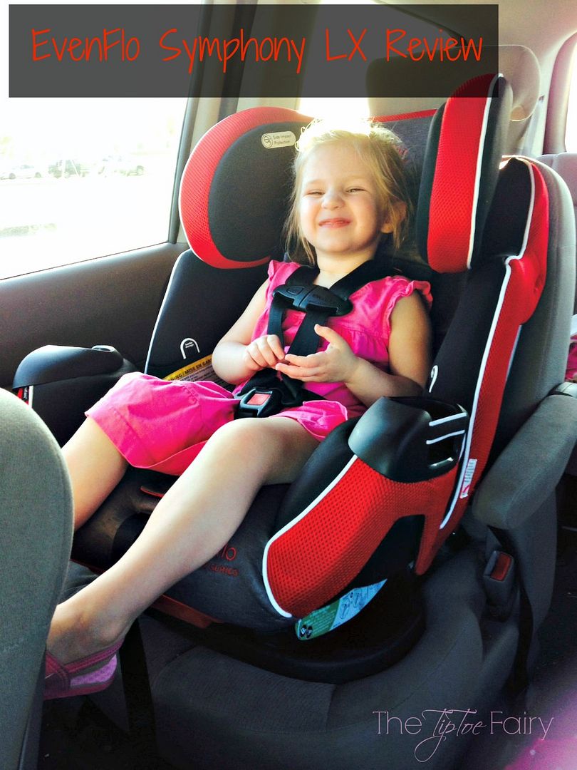 #EvenfloPlatinum Symphony LX Car Seat Review | The TipToe Fairy