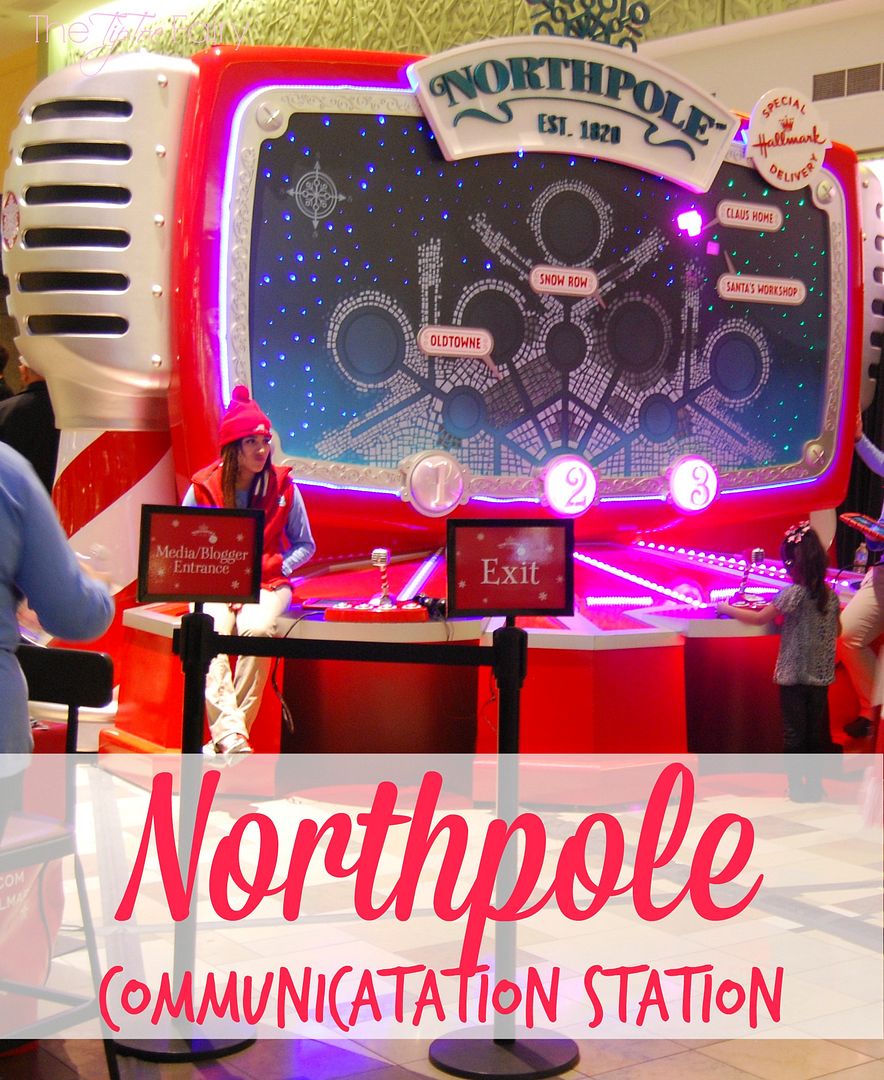 Our visit to the Northpole Communication Stations in Dallas, from Hallmark | The TipToe Fairy #Northpole #Hallmark