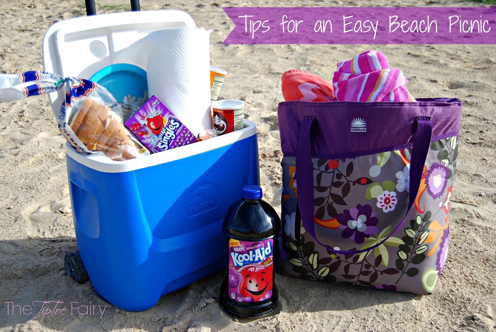 Beach Picnic with Kool-Aid #KoolOff #CollectiveBias #shop | The TipToe Fairy