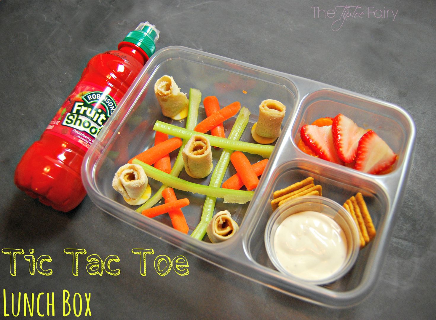 Tic Tac Toe Lunch Box | The TipToe Fairy #FuelYourImagination #FruitShoot