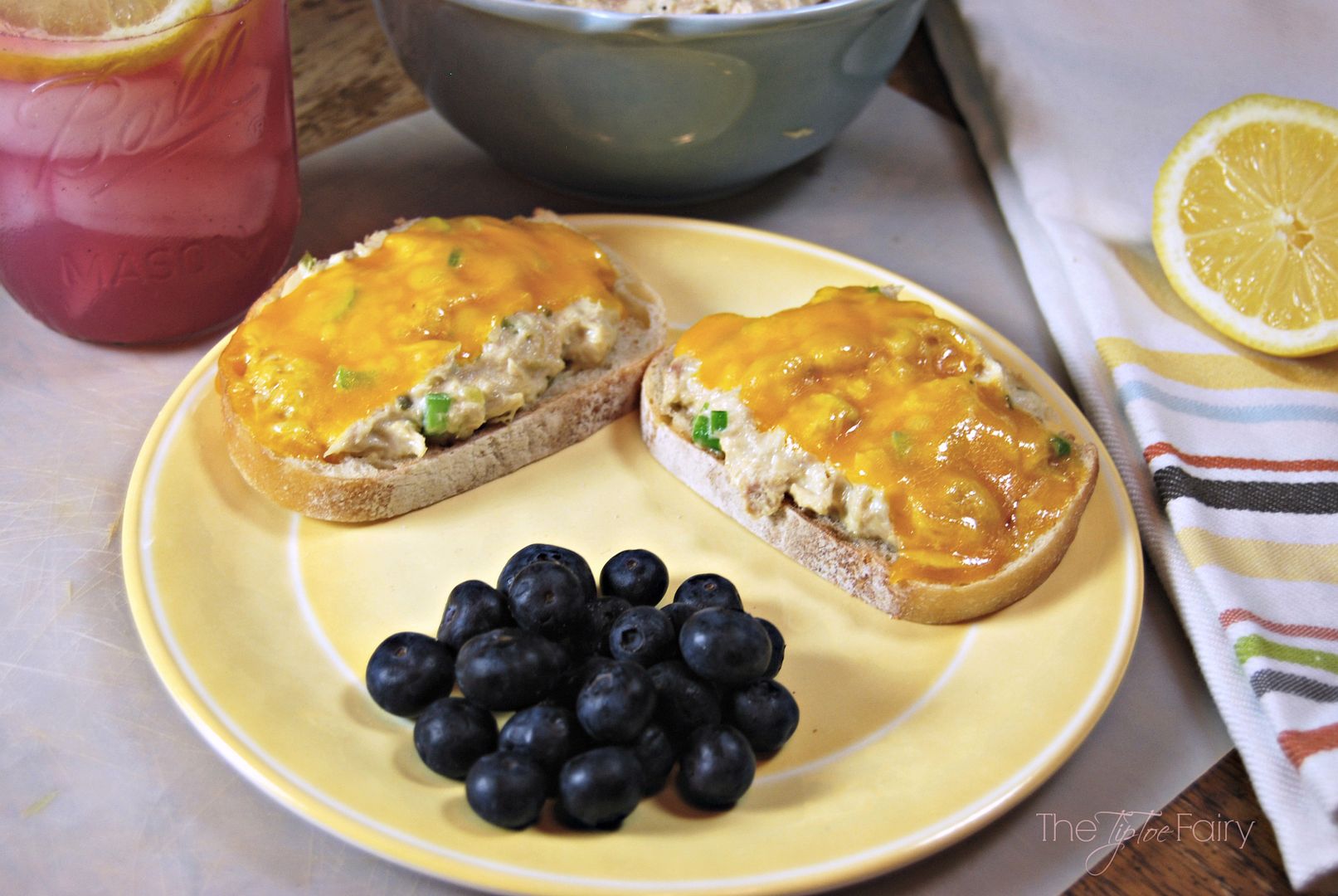 Easy Tuna Melt | The TipToe Fairy #tunameltrecipe #tunasaladrecipe