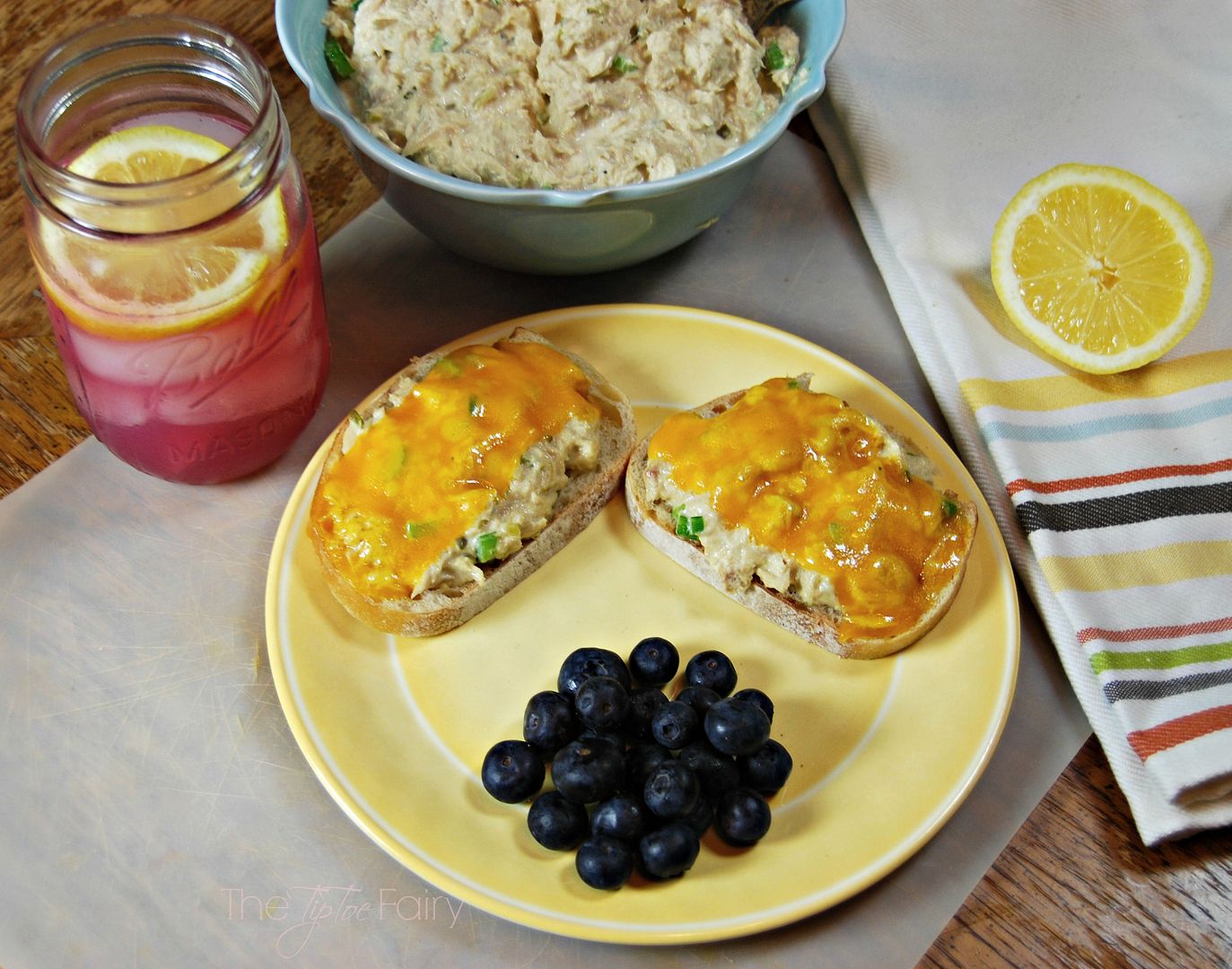 Easy Tuna Melt | The TipToe Fairy #tunameltrecipe #tunasaladrecipe