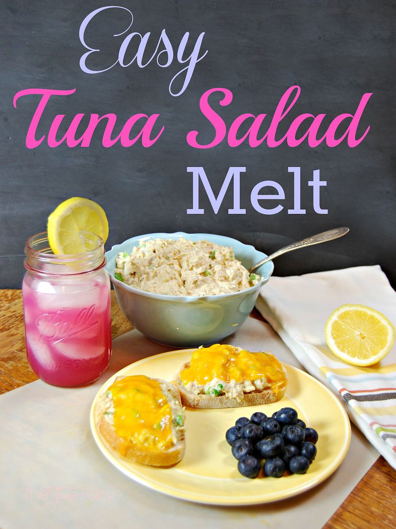 Easy Tuna Melt | The TipToe Fairy #tunameltrecipe #tunasaladrecipe