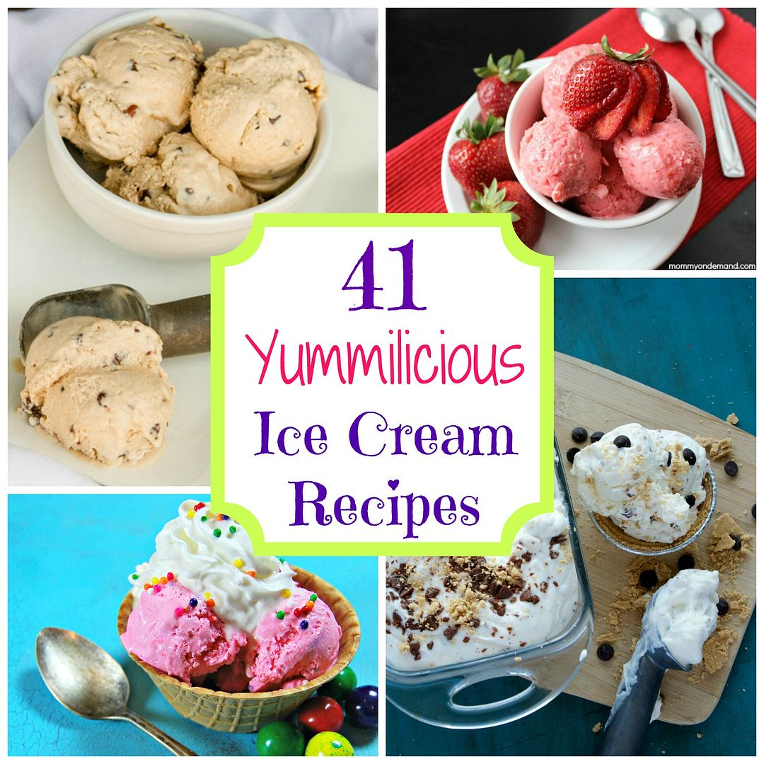 Texas Women Bloggers Guest Post: Foodie Friday - 41 Delicious Homemade Ice Cream Recipes | The TipToe Fairy #icecreamrecipes #icecream
