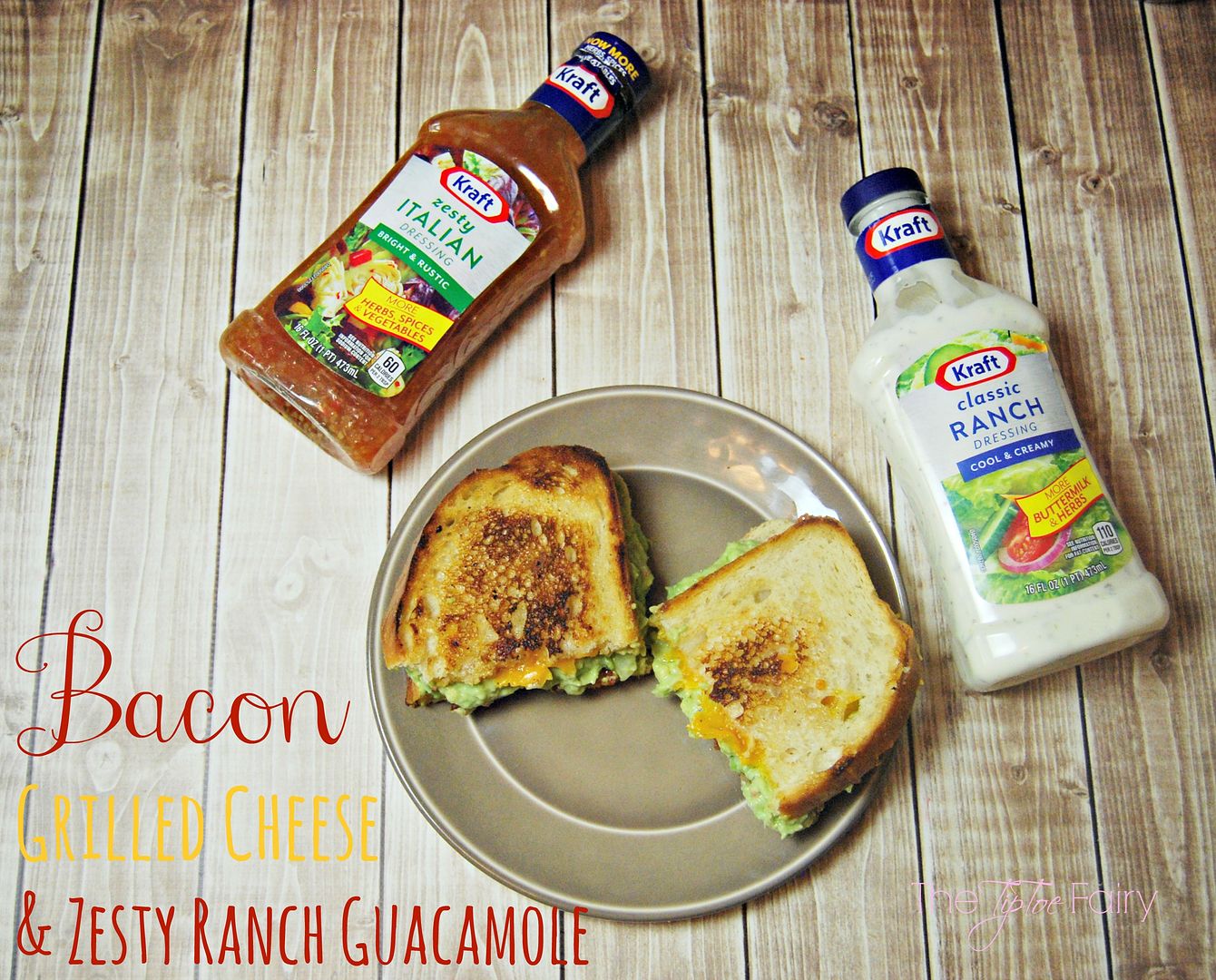 Bacon Grilled Cheese with Zesty Ranch Guacamole | The TipToe Fairy #FoodDeservesDelicious #shop #grilledcheese #recipe