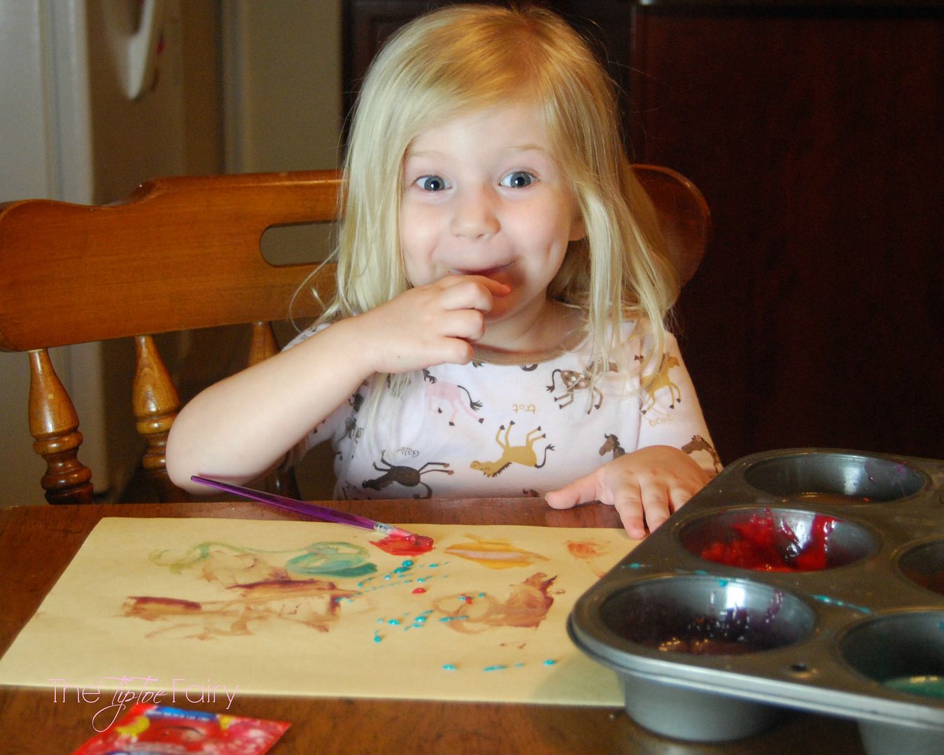 Easy Edible Paints | The TipToe Fairy #edible #crafts #paint #kidsactivities