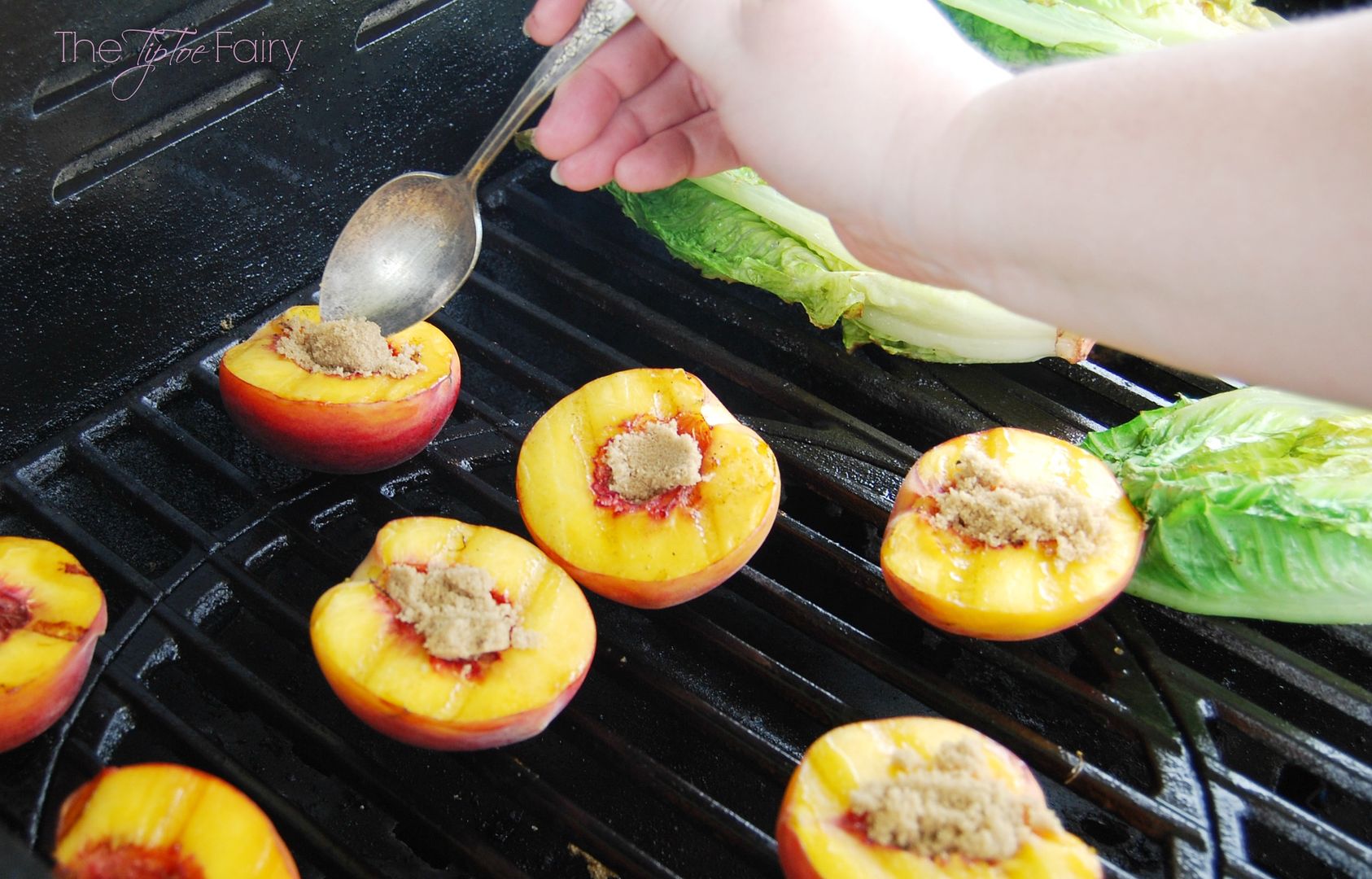 Grill Your Meal from Start to Finish | The TipToe Fairy #FoodMadeSimple #shop #grilling #grilledpizza #grilledromaine #grilledpeaches